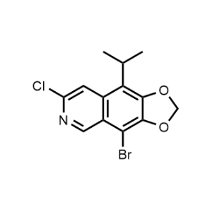 4-Bromo-7-chloro-9-isopropyl-[1,3]dioxolo[4,5-g]isoquinoline|CS-1183797