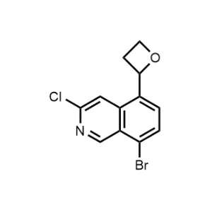 8-Bromo-3-chloro-5-(oxetan-2-yl)isoquinoline|CS-1183801