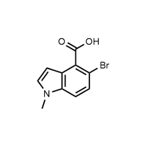 5-Bromo-1-methyl-1H-indole-4-carboxylic acid|CS-1183823