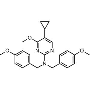 5-Cyclopropyl-4-methoxy-N,N-bis(4-methoxybenzyl)pyrimidin-2-amine|CS-1183930
