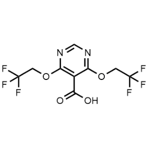 4,6-Bis(2,2,2-trifluoroethoxy)pyrimidine-5-carboxylic acid|CS-1184077