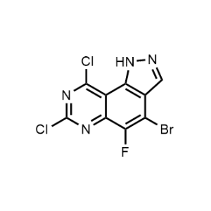 4-Bromo-7,9-dichloro-5-fluoro-1H-pyrazolo[3,4-f]quinazoline|CS-1184089