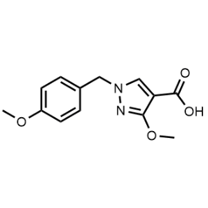 3-Methoxy-1-(4-methoxybenzyl)-1H-pyrazole-4-carboxylic acid|CS-1184172