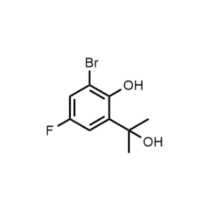 2-Bromo-4-fluoro-6-(2-hydroxypropan-2-yl)phenol|CS-1184598