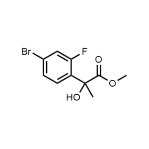 Methyl 2-(4-bromo-2-fluorophenyl)-2-hydroxypropanoate|CS-1184634