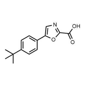 5-[4-(1,1-Dimethylethyl)phenyl]-2-oxazolecarboxylic acid|CS-1184734