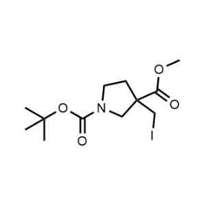 1-(tert-Butyl) 3-methyl 3-(iodomethyl)pyrrolidine-1,3-dicarboxylate|CS-1184787