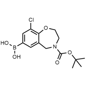 (4-(tert-Butoxycarbonyl)-9-chloro-2,3,4,5-tetrahydrobenzo[f][1,4]oxazepin-7-yl)boronic acid|CS-1184793