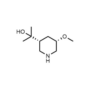 2-((3R,5S)-5-Methoxypiperidin-3-yl)propan-2-ol|CS-1184811
