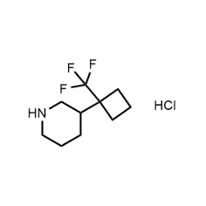 3-(1-(Trifluoromethyl)cyclobutyl)piperidine hydrochloride|CS-1184812