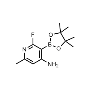 2-Fluoro-6-methyl-3-(4,4,5,5-tetramethyl-1,3,2-dioxaborolan-2-yl)pyridin-4-amine|CS-1184951