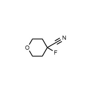 4-Fluorotetrahydro-2H-pyran-4-carbonitrile|CS-1185544