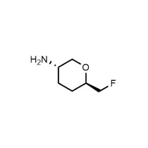 (3S,6R)-6-(Fluoromethyl)tetrahydro-2H-pyran-3-amine|CS-1185594