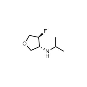 (3R,4S)-4-Fluoro-N-isopropyltetrahydrofuran-3-amine|CS-1185978