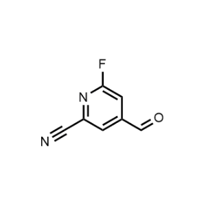 6-Fluoro-4-formylpicolinonitrile|CS-1186056