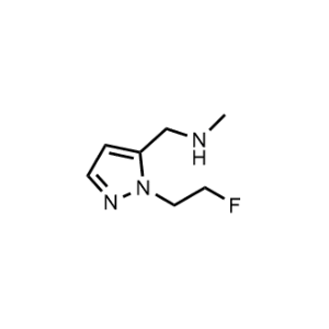 1-(1-(2-Fluoroethyl)-1H-pyrazol-5-yl)-N-methylmethanamine|CS-1186596