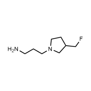 3-(3-(Fluoromethyl)pyrrolidin-1-yl)propan-1-amine|CS-1186796