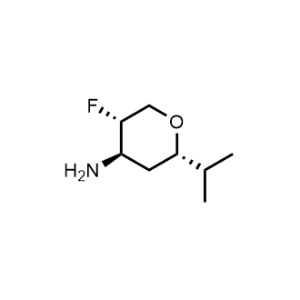 (2S,4R,5S)-5-Fluoro-2-isopropyltetrahydro-2H-pyran-4-amine|CS-1186888