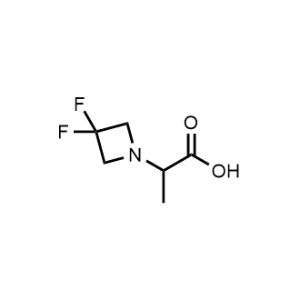 2-(3,3-Difluoroazetidin-1-yl)propanoic acid|CS-1187163