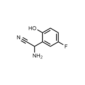 2-Amino-2-(5-fluoro-2-hydroxyphenyl)acetonitrile|CS-1187302