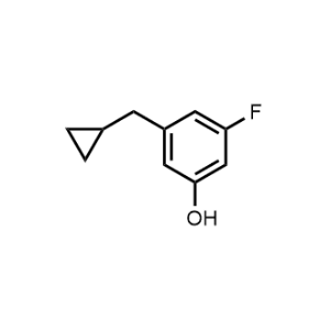 3-(Cyclopropylmethyl)-5-fluorophenol|CS-1187328