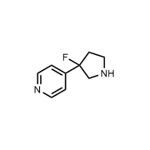 4-(3-Fluoropyrrolidin-3-yl)pyridine|CS-1187354
