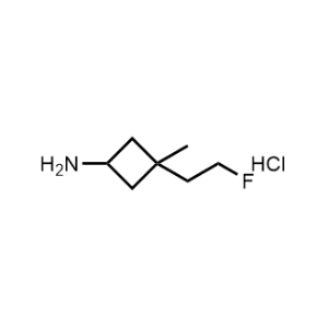 3-(2-Fluoroethyl)-3-methylcyclobutan-1-amine hydrochloride|CS-1187488