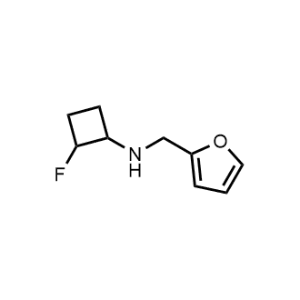 2-Fluoro-N-(furan-2-ylmethyl)cyclobutan-1-amine|CS-1187747