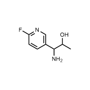 1-Amino-1-(6-fluoropyridin-3-yl)propan-2-ol|CS-1187875