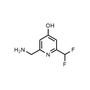 2-(Aminomethyl)-6-(difluoromethyl)pyridin-4-ol|CS-1188298
