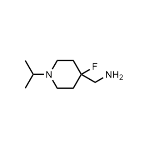 (4-Fluoro-1-isopropylpiperidin-4-yl)methanamine|CS-1188405