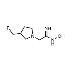 2-(3-(Fluoromethyl)pyrrolidin-1-yl)-N-hydroxyacetimidamide|CS-1188586