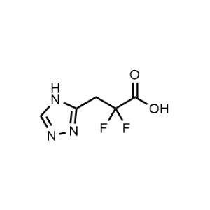 2,2-Difluoro-3-(4H-1,2,4-triazol-3-yl)propanoic acid|CS-1188775