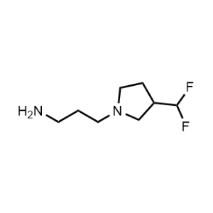3-(3-(Difluoromethyl)pyrrolidin-1-yl)propan-1-amine|CS-1189087