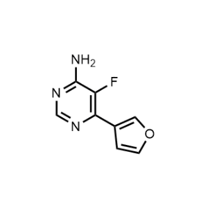 5-Fluoro-6-(furan-3-yl)pyrimidin-4-amine|CS-1189200