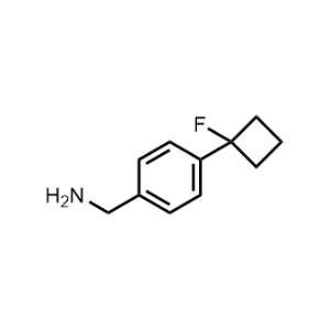 (4-(1-Fluorocyclobutyl)phenyl)methanamine|CS-1189291
