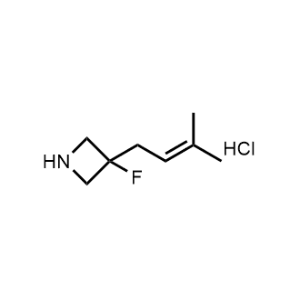3-Fluoro-3-(3-methylbut-2-en-1-yl)azetidine hydrochloride|CS-1189326