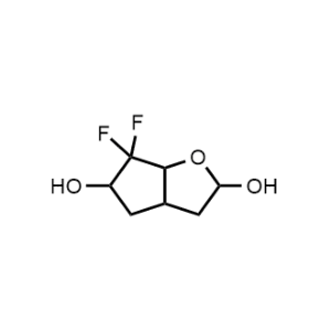 6,6-Difluorohexahydro-2H-cyclopenta[b]furan-2,5-diol|CS-1189388