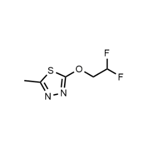 2-(2,2-Difluoroethoxy)-5-methyl-1,3,4-thiadiazole|CS-1189420