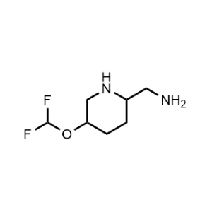 (5-(Difluoromethoxy)piperidin-2-yl)methanamine|CS-1189444