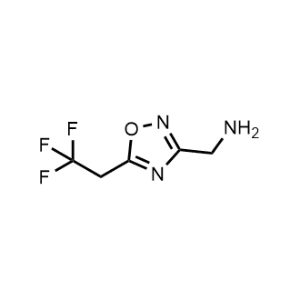 (5-(2,2,2-Trifluoroethyl)-1,2,4-oxadiazol-3-yl)methanamine|CS-1189563