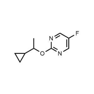 2-(1-Cyclopropylethoxy)-5-fluoropyrimidine|CS-1189881