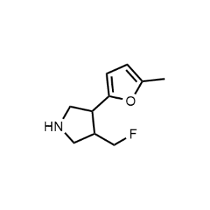 3-(Fluoromethyl)-4-(5-methylfuran-2-yl)pyrrolidine|CS-1190159