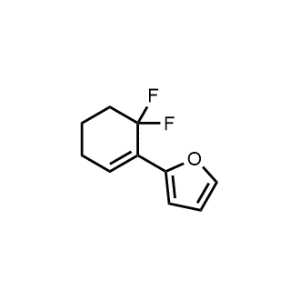 2-(6,6-Difluorocyclohex-1-en-1-yl)furan|CS-1190367