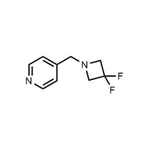 4-((3,3-Difluoroazetidin-1-yl)methyl)pyridine|CS-1190368