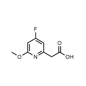 2-(4-Fluoro-6-methoxypyridin-2-yl)acetic acid|CS-1190496