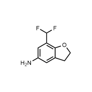 7-(Difluoromethyl)-2,3-dihydrobenzofuran-5-amine|CS-1190516