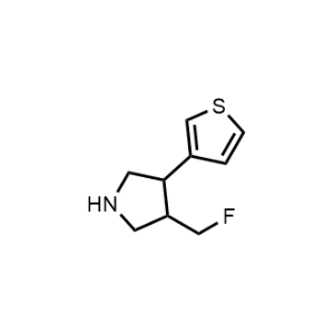 3-(Fluoromethyl)-4-(thiophen-3-yl)pyrrolidine|CS-1190563