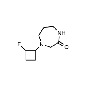 4-(2-Fluorocyclobutyl)-1,4-diazepan-2-one|CS-1190769