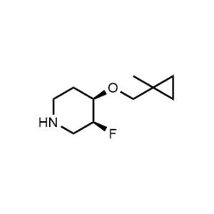 (3S,4R)-3-Fluoro-4-((1-methylcyclopropyl)methoxy)piperidine|CS-1191066
